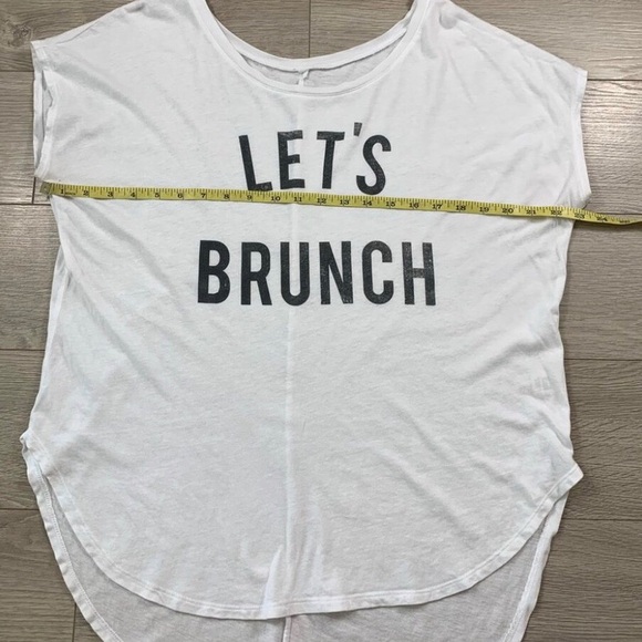 Signorelli “Let’s Brunch” White Tee - Picture 3 of 7